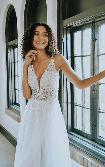 Stella York 7328 Ivory/Silver/Porcelain